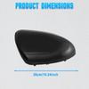 2pcs Glossy Black Rearview Mirrors Cover for Chevrolet Cruze 2009 2010 2011 2012 2013 2014 2015 ABS Side Rear View Mirror Caps