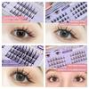 DIY Индивидуальные накладные ресницы Пушистые сегментированные накладные ресницы Милые пучки накладных ресниц Макияж