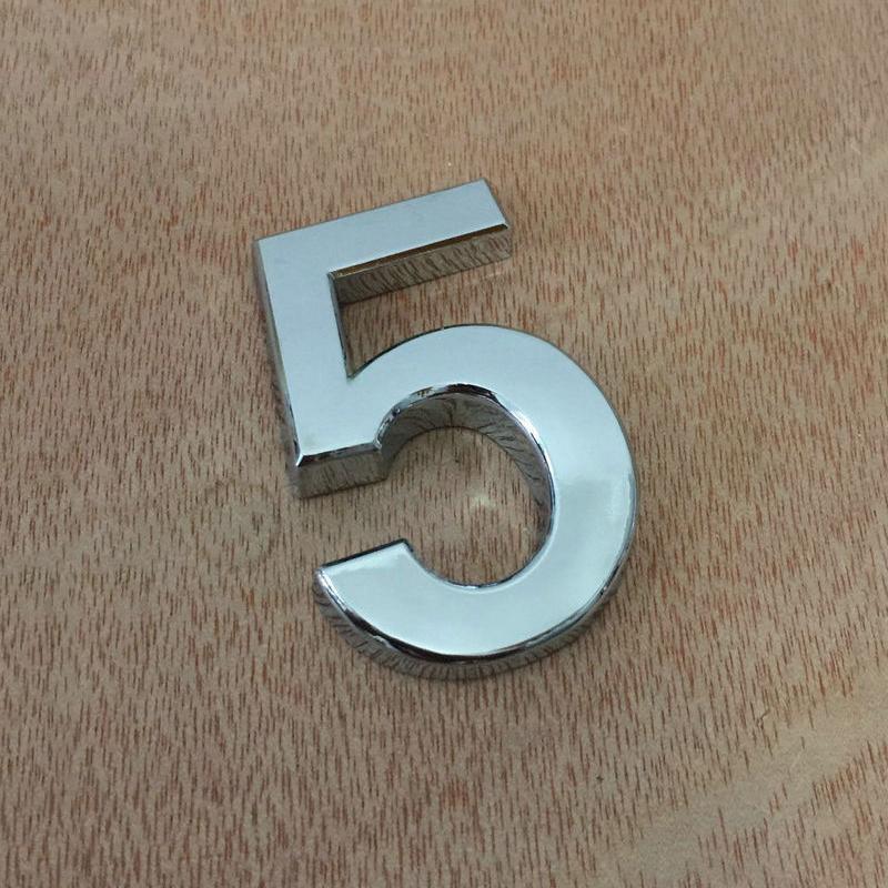 3,9-дюймовая табличка на дверь из АБС-пластика с гальваническим покрытием, цифровая вывеска с номером отеля, номер дома в отеле, цифровая табличка с номером дома, золото, серебро, черная, бронза