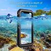 Водонепроницаемый чехол 360° для IPhone 11 12 13 14 15 Pro Max XR XS X SE 2022 8 7 Plus, противоударный чехол-броня
