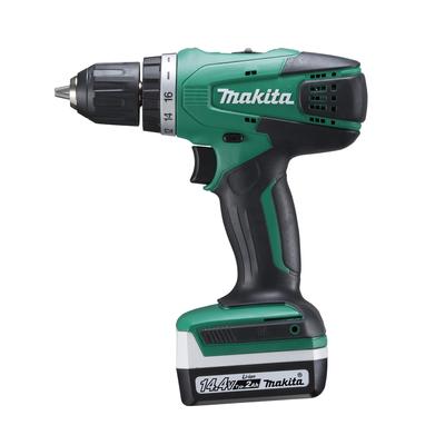 Аккумуляторная дрель-шуруповерт Makita с кейсом MDF347DSA 14,4 В 2 Ач, аккумулятор, зарядное устройство,
