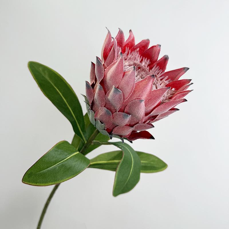 Большой искусственный цветок артишока Декорация Высококачественный имитированный цветок Императора Южноафриканский цветок Бодхи Свадебные Домашние Декоры