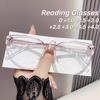 Vintage High-end Small Frame Reading Glasses Ultra Light Cat Eye Presbyopia Glasses Anti Blue Light Far Sight Eyewear 0 To +4.0