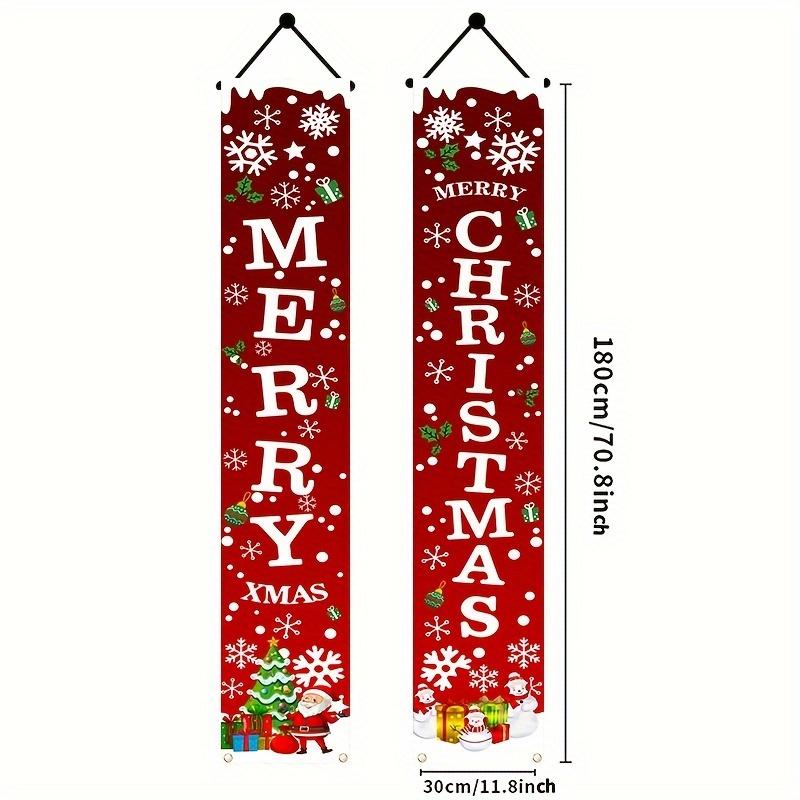 Christmas Banners for Holidays: Suitable for Home, Party, or Garden Decoration