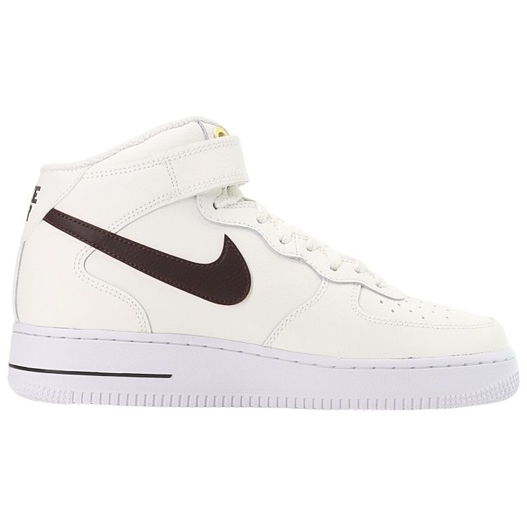 Nike Air Force 1 Mid 07 LV8 40th Anniversary — мужские кроссовки коричневого базальтового цвета с белым малахитом DR9513-100