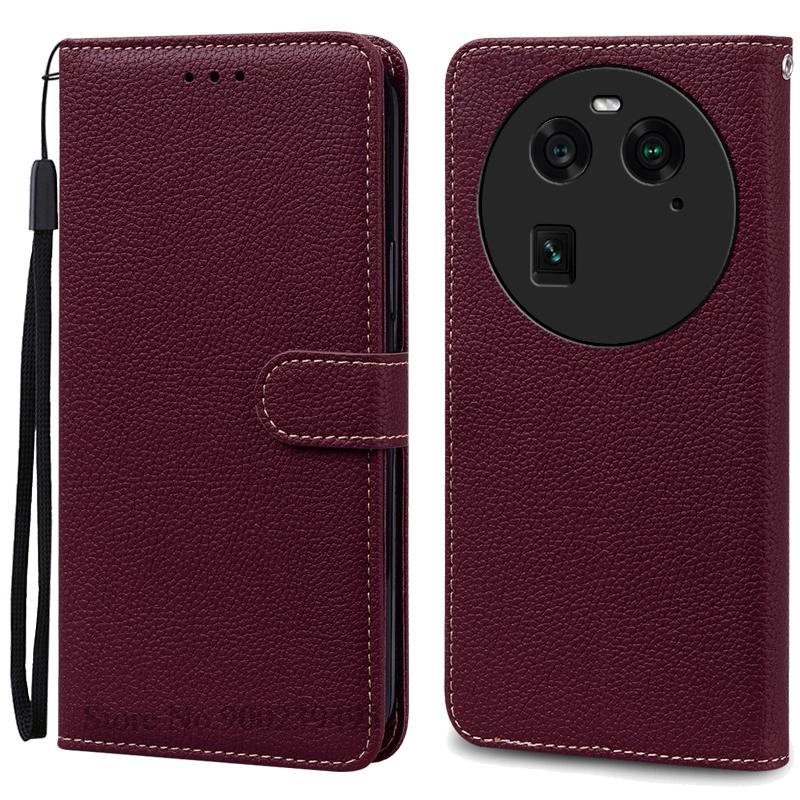 Для OPPO Find X6 Pro Чехол Роскошный кожаный флип-чехол-кошелек для OPPO Find X6 Pro Чехол-книжка для OPPO Find X 6 Pro Чехол-футляр