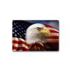 День независимости США - Звездно-полосатое жестяное искусство: Идеальный декор для вечеринки на открытом воздухе с подвесными элементами флага США
