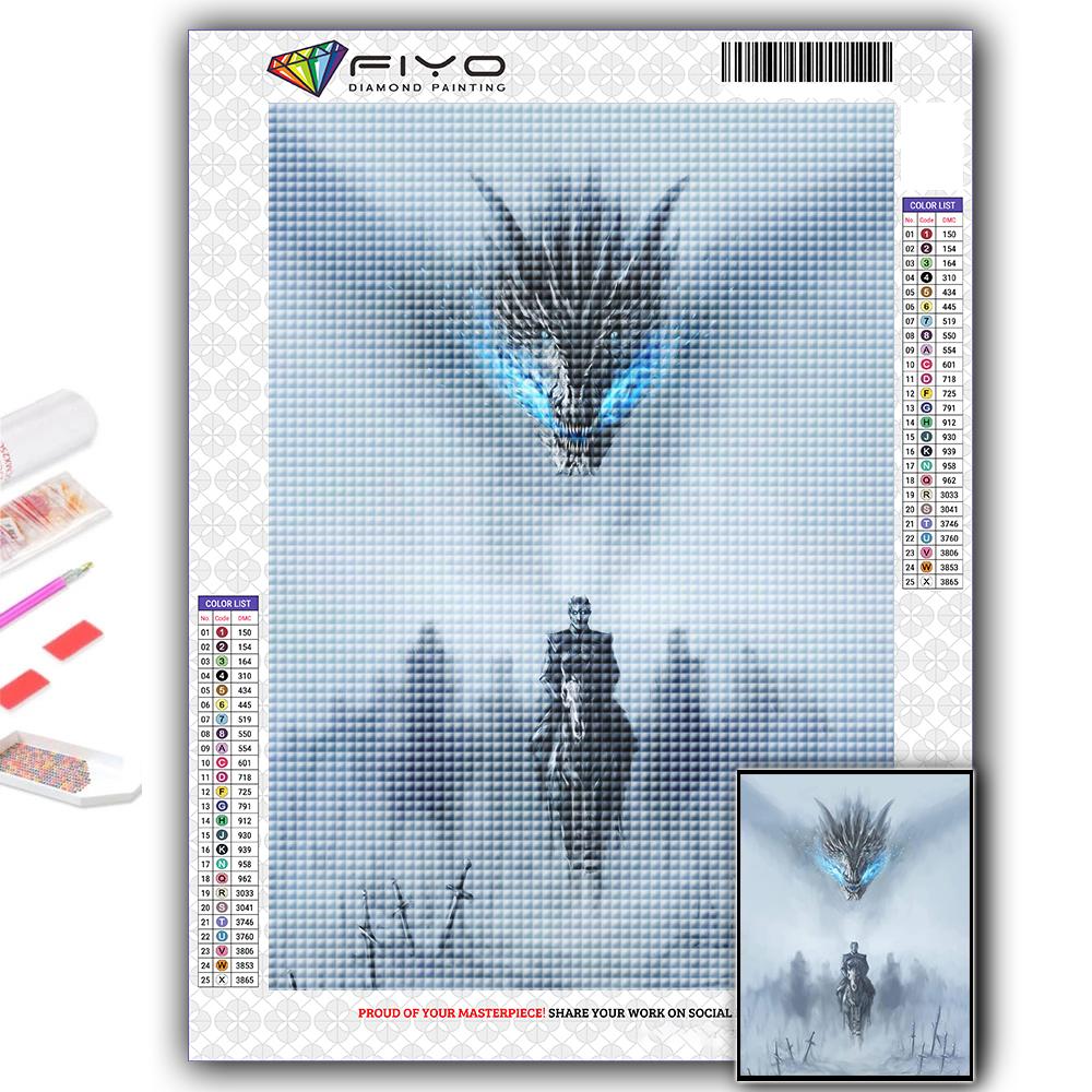 DIY 5D алмазная живопись Дракон и красота комплект для вышивки крестом полная дрель вышивка мозаика художественная картина стразы подарок