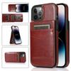 Dual Layer Wallet Card Slot Flip Magnetic Leather Case for iPhone 15 14 13 12 Pro Max Xs Max Xr 8 / Samsung S23 S22 S21 Ultra Plus A14 A13 A54 A53 A52