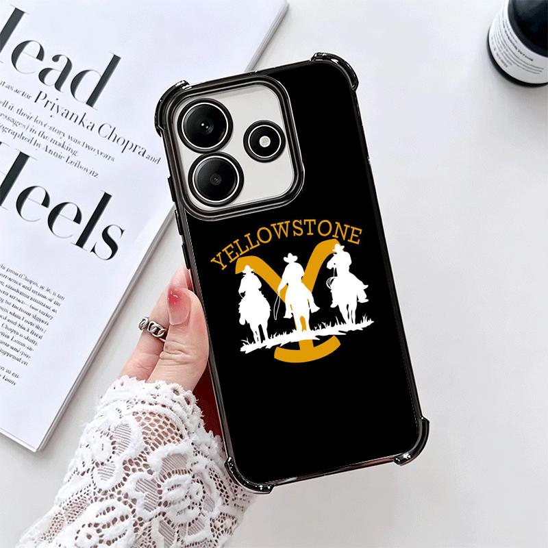 Y-Yellowstones TV Soft Phone Case For Xiaomi Redmi Note 14 15 Pro Plus 13 12 11S 11T 5G 10 9S 9 Plating Anti-Fall Fundas