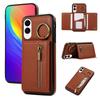 Чехол-кошелек с кольцом-держателем на ремешке через плечо для Samsung Galaxy S25 Edge/A35/A5/A26/A17/A07