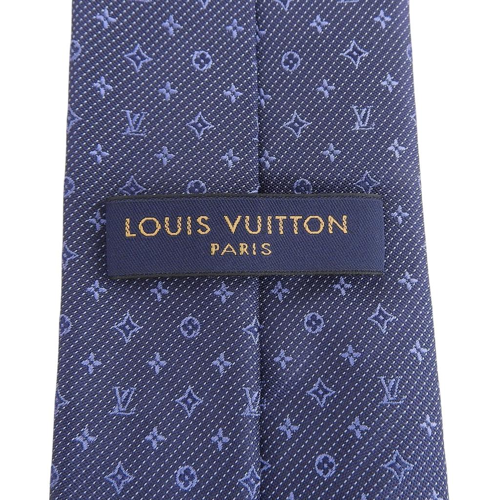 Отличный галстук-бабочка LOUIS VUITTON Monogram Classic шелковый мужской M70953 Б/у