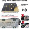 Aootf License Plate Covers- Clear Flat License Plate Protector, Unbreakable Transparent Protective Cover With Screws Caps, 2 Pack For Front Rear