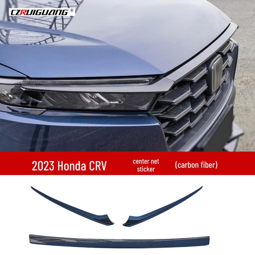 2023 Honda CRV Body Kit: Grille, Front Splitter, Rear Spoiler, Louvers, Aerodynamic Spoiler.