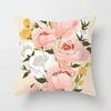Office Living Room Home Pillowcase Simple Floral Retro Pillowcase Car Ornaments