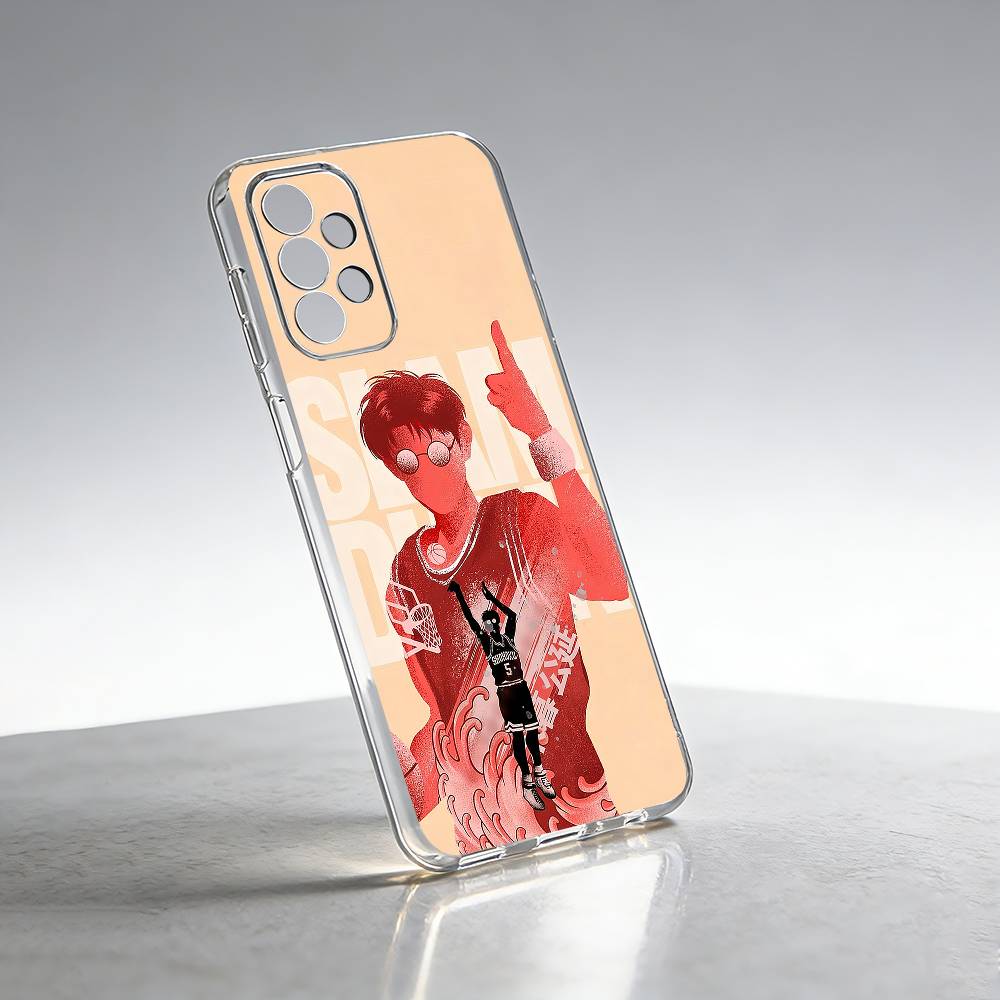 Slam Dunk Kiminobu Kogure-e Phone Case For Samsung S25,S24,S21,S22,S23,S30,Ultra,S20,Plus,Fe Transparent Cover
