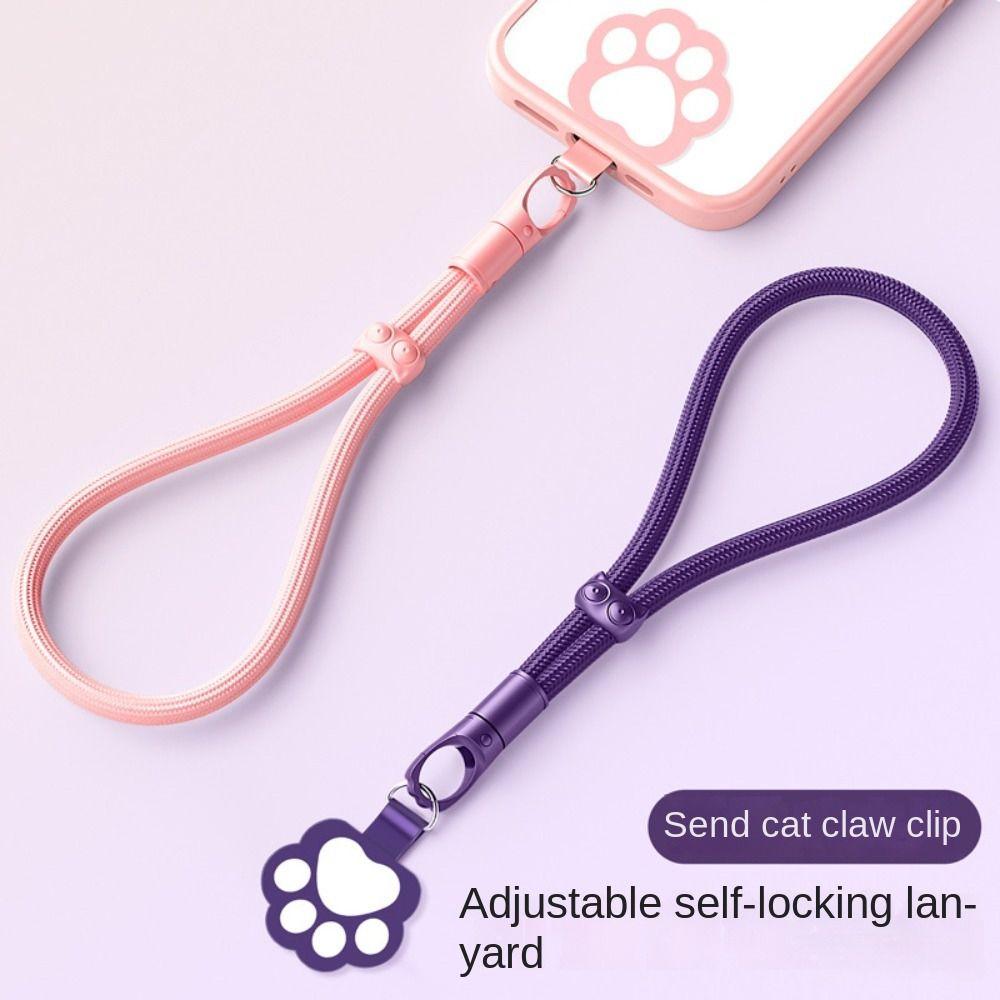 Detachable Cat Paw Phone Strap Hanging Rope Phone Wrist Strap Phone Case Hanging