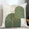 Home Decor Abstract Floral Leaf Pattern Pillow Covers Pattern Cushion Cover Suitable for Sofa Bedroom Car Pillow Cover
