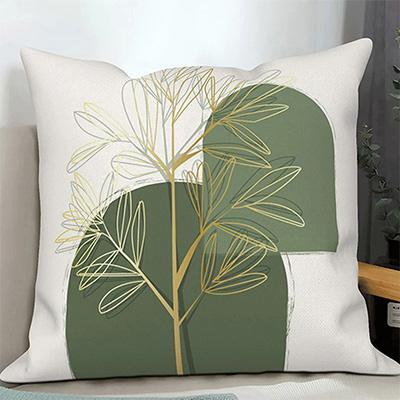 Home Decor Abstract Floral Leaf Pattern Pillow Covers Pattern Cushion Cover Suitable for Sofa Bedroom Car Pillow Cover