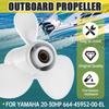 9 7/8x14 Outboard Propeller For Yamaha 20-30HP Marine Outboard Motor Propeller 664-45952-00-EL Aluminum Alloy Propeller