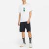 Nike T Shirts Men's White Crew Neck Moderate Straight Fit DM2244-100