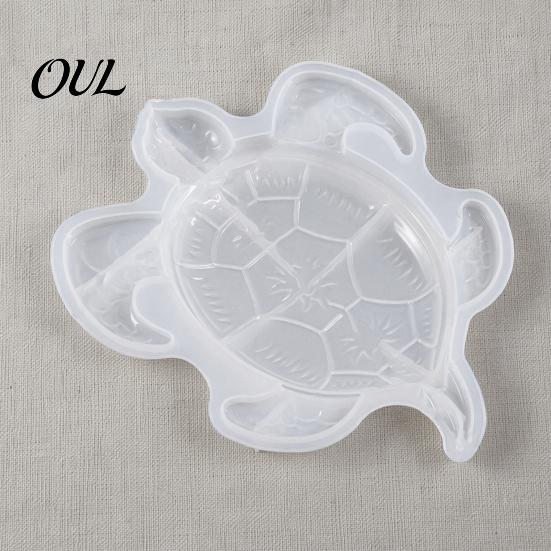 3D Silicone Casting Mold Large Sea Turtle Resin Mold, for Epoxy Casting, Detailed Marine Professional Craft Animal Molds Wall Hanging Decoration,