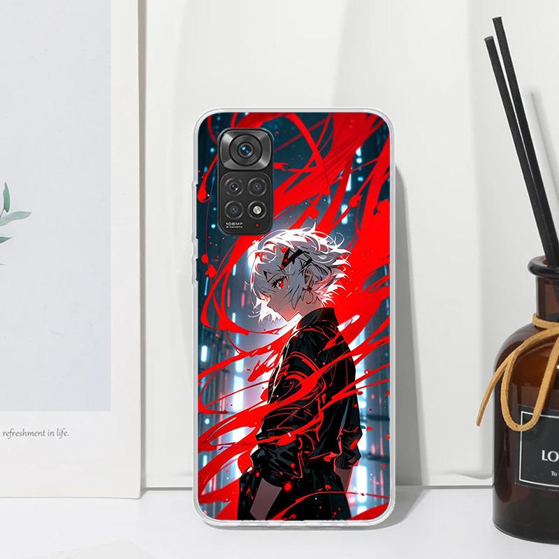 G-Ghoul Tokyo Touka Kirishima Phone Case For Xiaomi Redmi Note 15 13 14S 14 Pro Plus 12S 11S 10S 12 11E 10 11T Art Fundas Back C