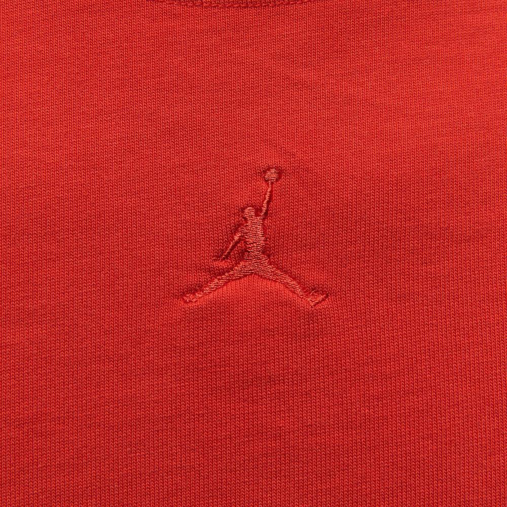 Jordan Свитшот мужской красный лимитированной серии Год Лошади к Китайскому Новому году с мягким однотонным длинным рукавом и круглым вырезом