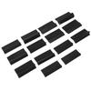14PCS Contour Sanding Grip 3 Shapes Rubber Black Flexible Contour Polishing Tool for Woodworking