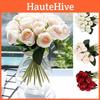 Exquisite Silk Artificial Rose Bouquet With 18 Heads For Elegant Wedding Decor