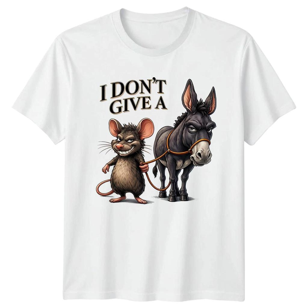 I Dont Give A T-Shirt Sarcastic Animal Humor Birthday Gift For Him And Her