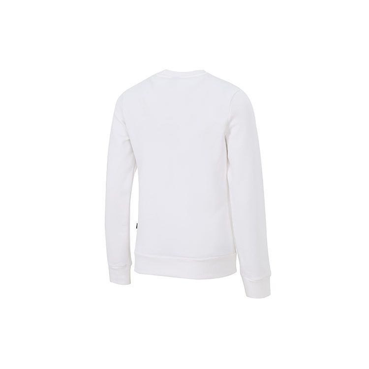 Puma Ess Logo Print Толстовка Женская Топы Белый 847678-02