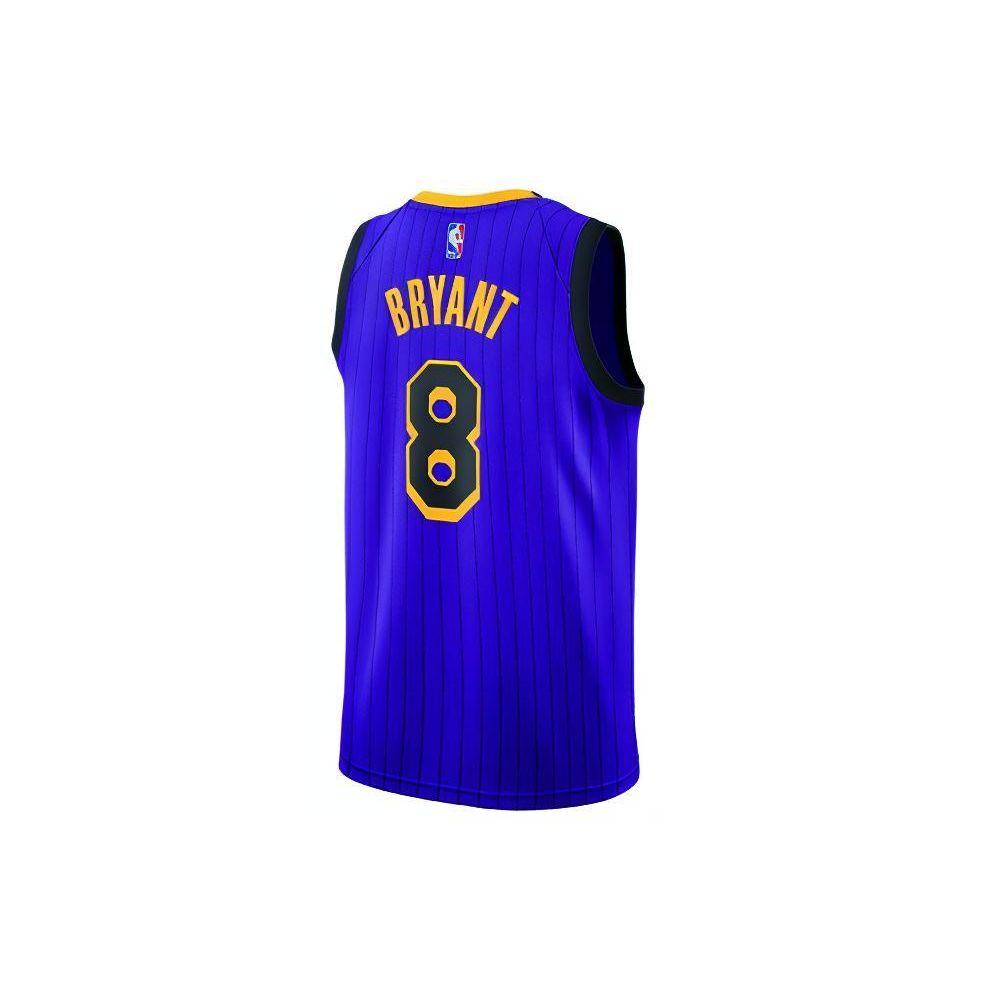 Nike Джерси НБА Коби Брайант 2018-2019 Season City Edition Мужские топы фиолетового цвета AV4270-504