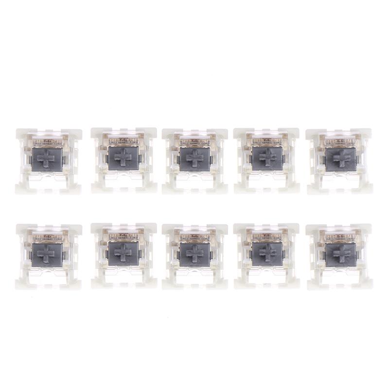 10 шт./лот, переключатели Outemu Mx, 3-контактная механическая клавиатура, черные, синие, коричневые переключатели