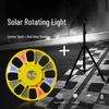 Solar Powered LED Red/Blue Rotating Strobe Warning Light