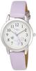 Fieldwork Analog Float Watch with Hologram Print and Leather Strap, KDS010-3, Girls' Purple