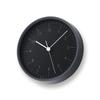 Аналоговые настенные часы City Pop YK23-03 BK, с радиоконтролем, АБС-пластик, черный