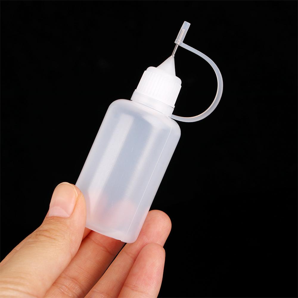 High quality Transparent Travel Squeeze bottle Refillable Bottle Needle Tip Empty Dropper Bottles