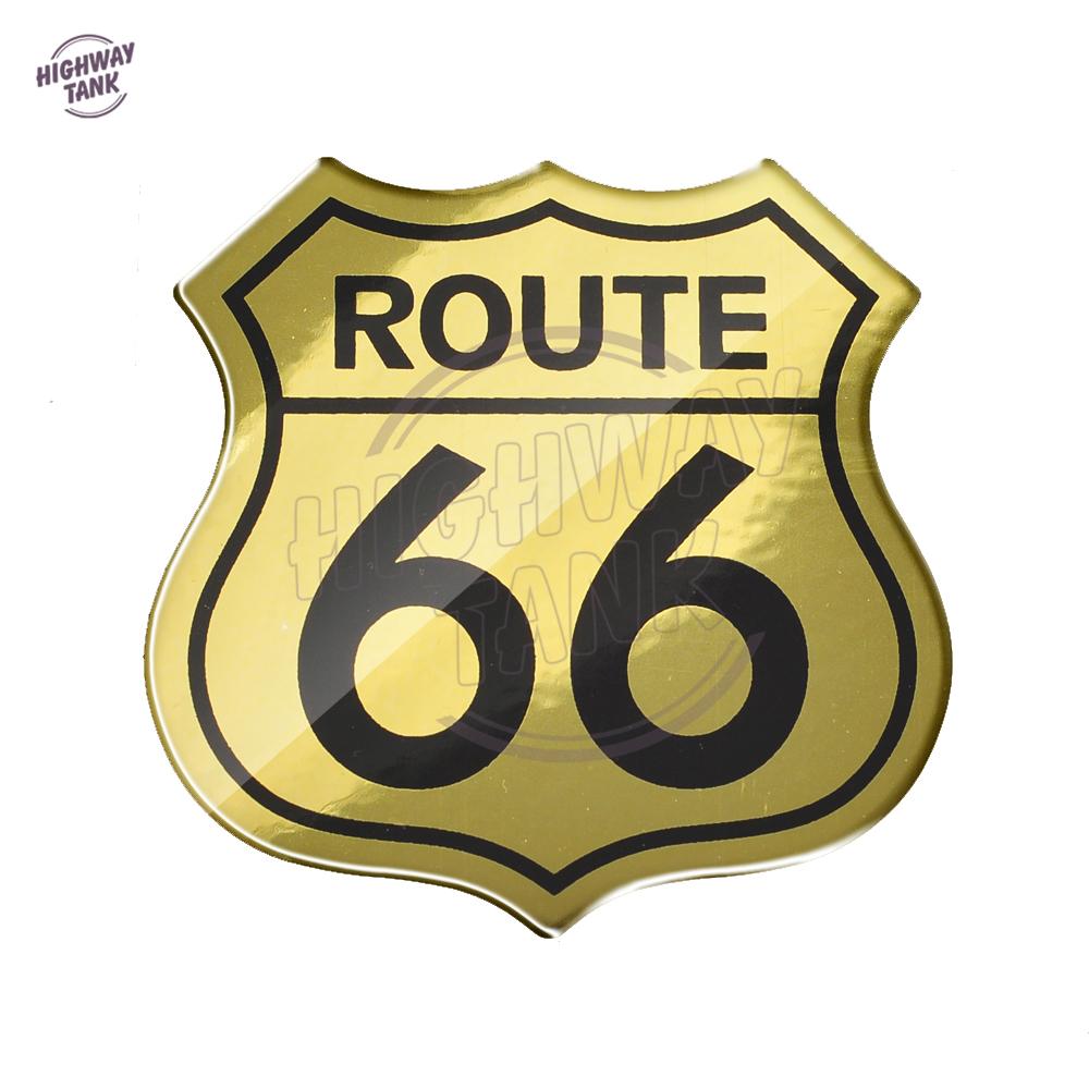 3D Наклейка на Мотоцикл Америка US Route 66 Стикер Чехол для Harley Touring Electra Road Glide King BMW GS S1000 Indian Наклейки
