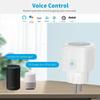 Melery Tuya WiFi Smart Socket 16A EU Plug Live Monitoring Timer Remote by Alexa Google Home Voice Control Бытовая техника