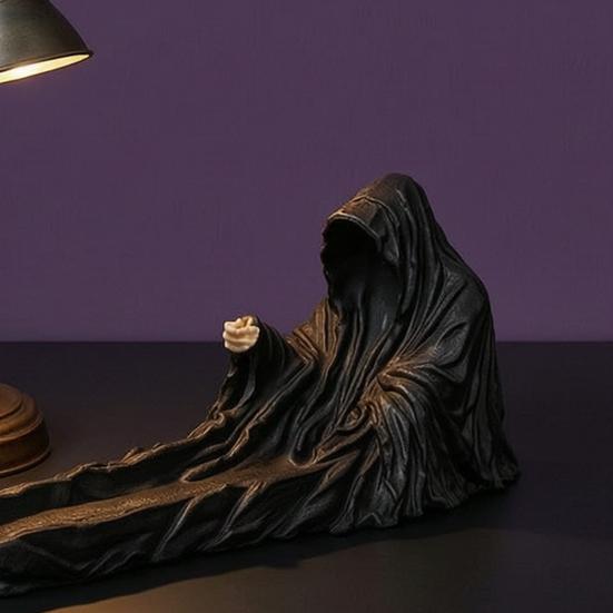 Держатель для благовоний Жнец 3D-печать Готический держатель для палочек благовоний Хэллоуин Ароматерапевтическая горелка для йоги, медитации, домашнего декора