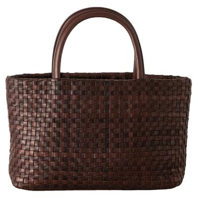 [IMAI BAG с 1977 года] Женская сумка Imai Bag из лошадиной кожи, плетёная сетка (33162 Шоколад)