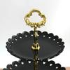 Fruit Plate 3-Tier Cupcake Stand Holder Desserts Snack Candy Buffet Stand Tower for Christmas Wedding Party Cake Dessert Tray