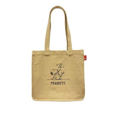 Snoopy Холщовая большая сумка SNOOPY в дереве