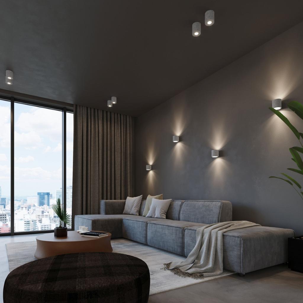 Orbis concrete ceiling