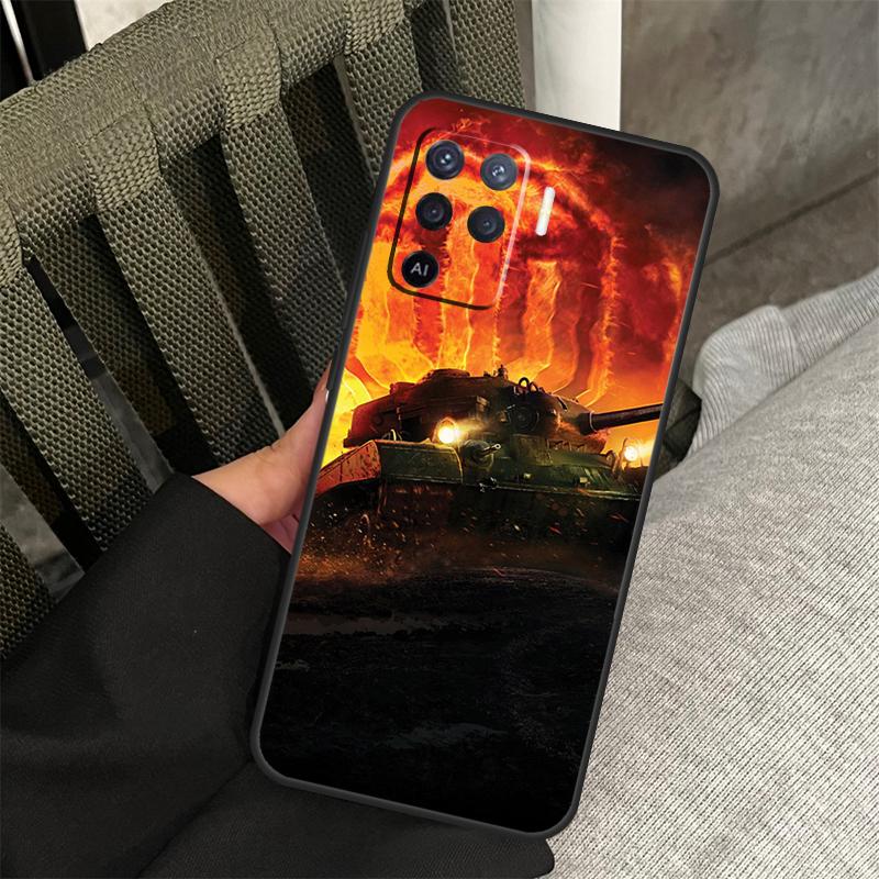 Кейс World Of Tanks для OPPO A78 A77 A17 A15 A52 A72 A91 A93 A5 A9 A54 A74 A94 A53s A54s A57s A16 A76 A96