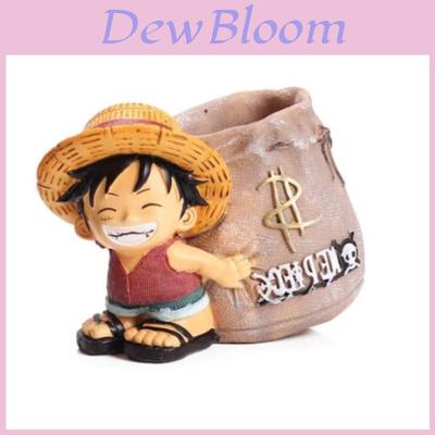 Подставка для ручек из смолы с персонажем Monkey D. Luffy из One Piece, в мультяшном стиле, для выпускного и в качестве подарка