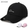 Hat Men's and Women's Summer Baseball Cap Korean Version Hipster Versatile Sun Hat Black and White Casual Travel Sun Protection Cap