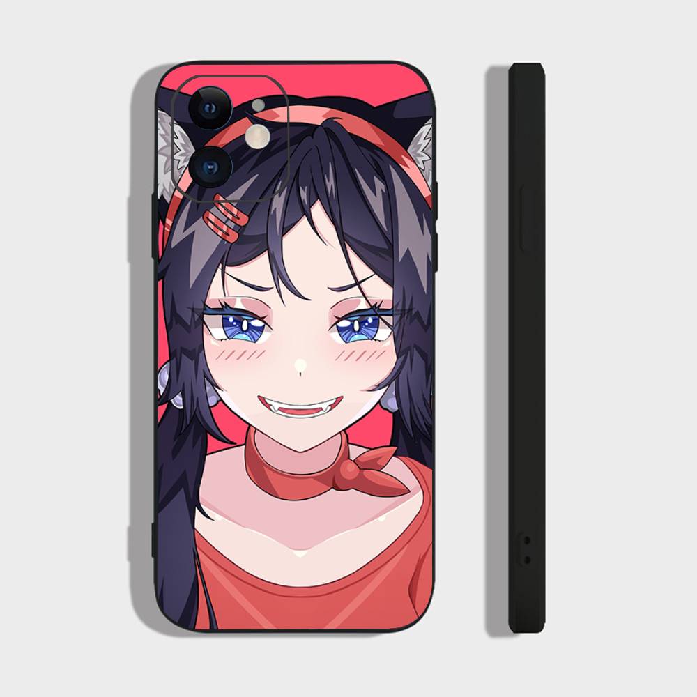 Аниме Спящий Мита Чехол для Телефона Для IPhone 17 Air 16 15 14 13 Pro Max 11 12 Черный Силиконовый Чехол