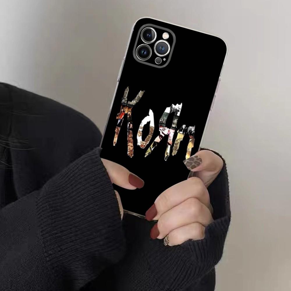 K-korn Music Горячая группа Чехол для телефона Для IPhone 16 15 8 7 6 6S Plus X SE XR XS 14 11 12 13 Mini Pro Max Мобильный чехол